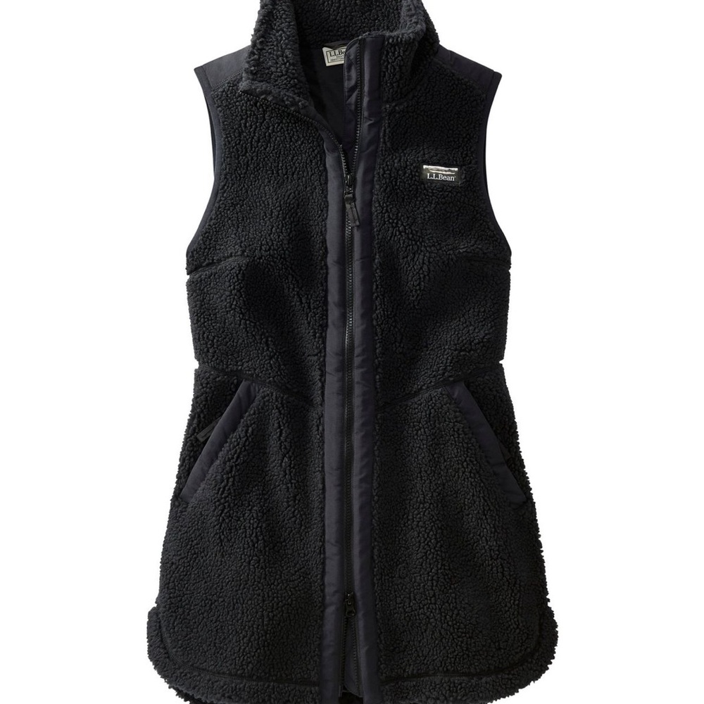 L.L.Bean Black Fleece Vest